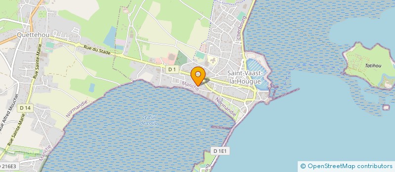 localisation de l'entreprise MADAME ISABELLE ADAM  SAINT-VAAST-LA-HOUGUE