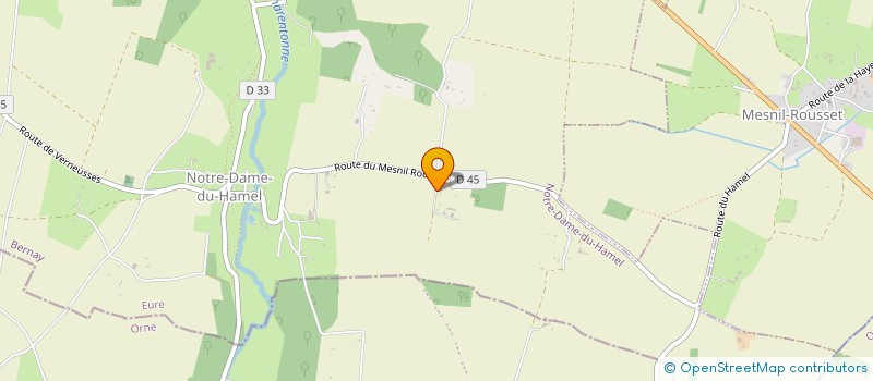 localisation de l'entreprise MADAME ISABELLE ADELINE  NOTRE DAME DU HAMEL