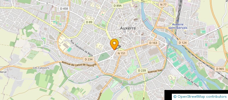 localisation de l'entreprise MADAME ISABELLE ADINE à AUXERRE
