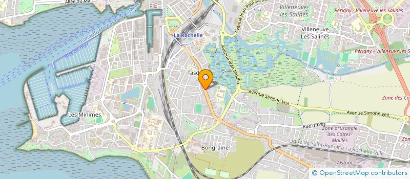 localisation de l'entreprise MADAME ISABELLE AGNES  LA ROCHELLE