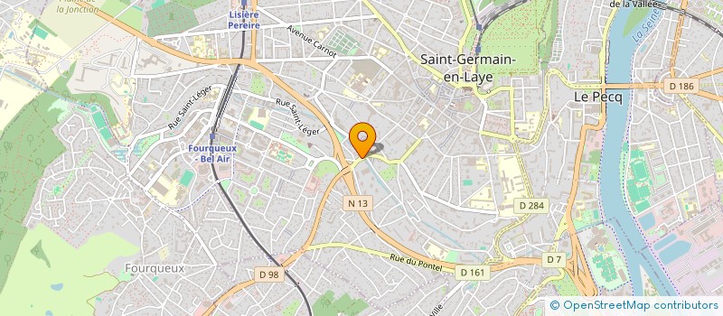 localisation de l'entreprise MADAME ISABELLE AGUERREBERRY à SAINT-GERMAIN-EN-LAYE
