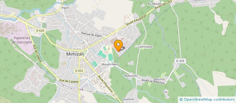 localisation de l'entreprise MADAME ISABELLE AIMEE FRECHER  MIMIZAN