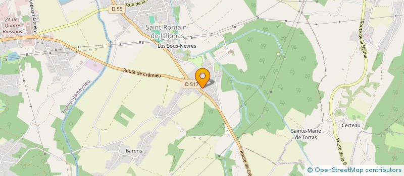 localisation de l'entreprise MADAME ISABELLE ALEXIA FRECH  VILLEMOIRIEU