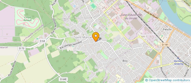 localisation de l'entreprise MADAME ISABELLE ALIAGA  SAINT-MARCEL