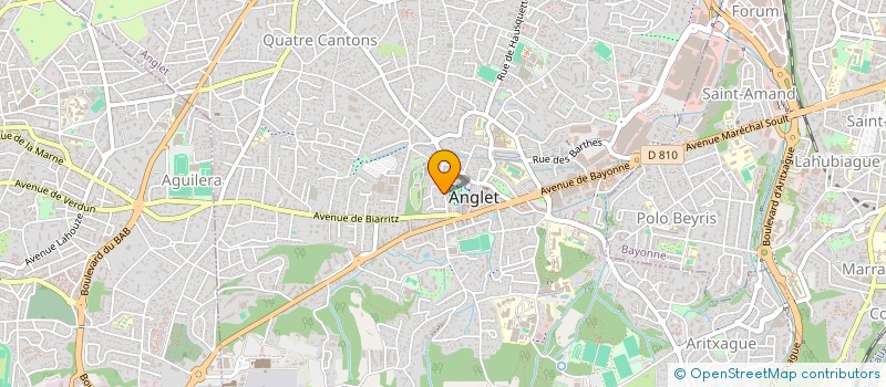 localisation de l'entreprise MADAME ISABELLE ALIAS  ANGLET