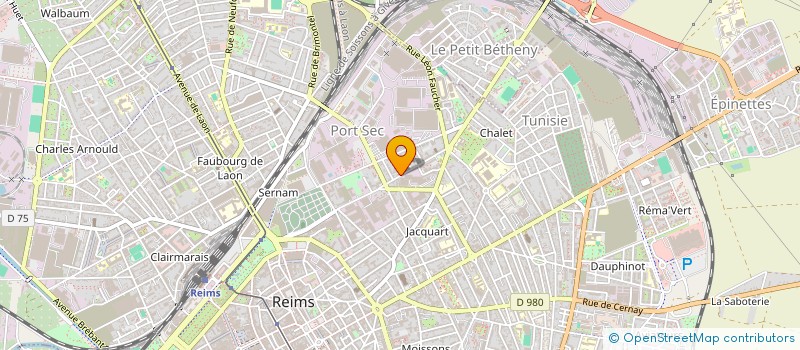 localisation de l'entreprise MADAME ISABELLE ALIN  REIMS