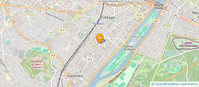localisation de l'entreprise MADAME ISABELLE ALLARD à SURESNES