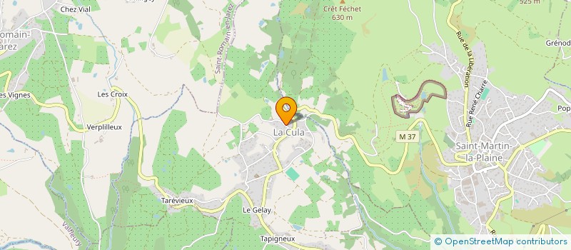 localisation de l'entreprise MADAME ISABELLE ALLIRAND  GENILAC