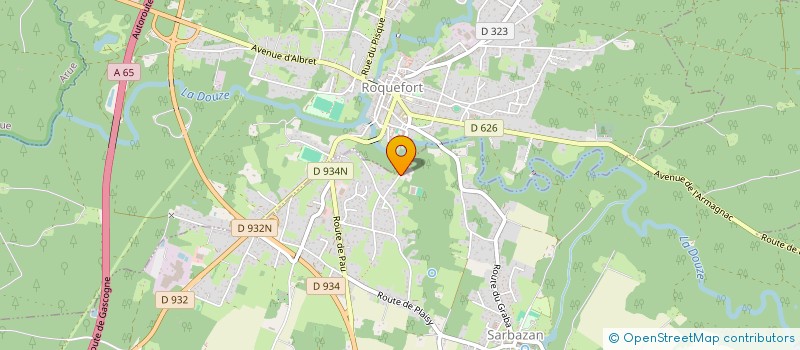 localisation de l'entreprise MADAME ISABELLE ALONSO  SARBAZAN