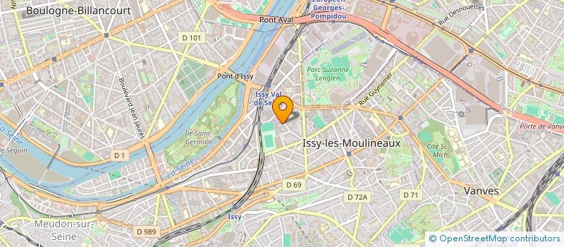 localisation de l'entreprise MADAME ISABELLE ALONSO à ISSY-LES-MOULINEAUX