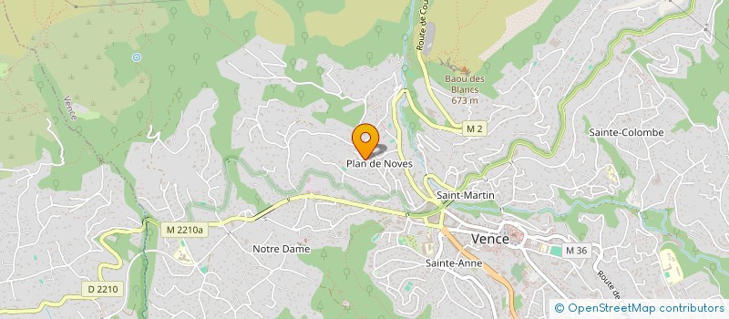 localisation de l'entreprise MADAME ISABELLE ALUNNI à VENCE