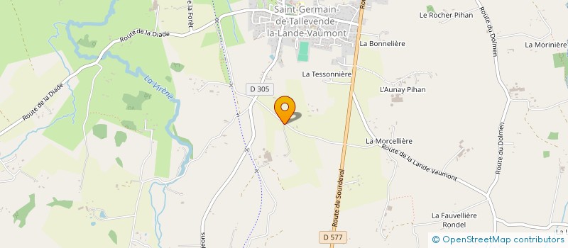 localisation de l'entreprise MADAME ISABELLE AMAND  VIRE NORMANDIE