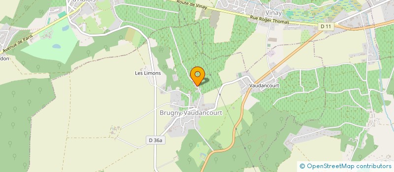 localisation de l'entreprise MADAME ISABELLE AMANT à BRUGNY-VAUDANCOURT