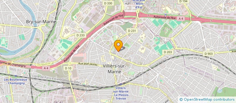 localisation de l'entreprise MADAME ISABELLE AMATO  VILLIERS-SUR-MARNE