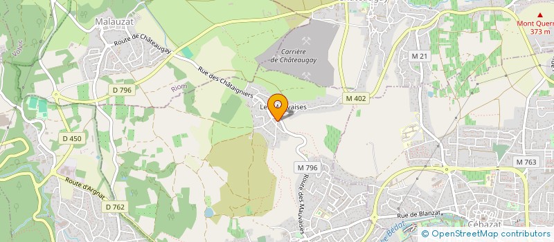 localisation de l'entreprise MADAME ISABELLE AMENGUAL  BLANZAT