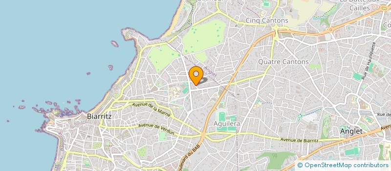 localisation de l'entreprise MADAME ISABELLE AMIAUD  BIARRITZ