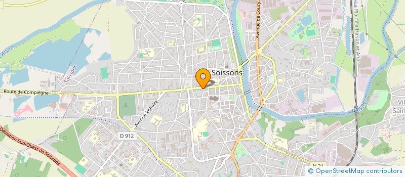 localisation de l'entreprise MADAME ISABELLE AMORY  SOISSONS