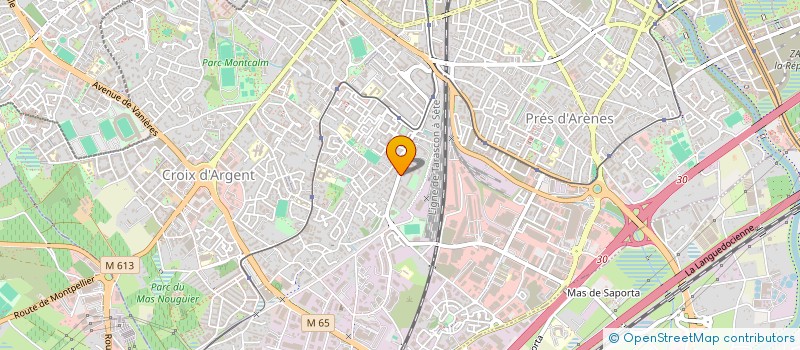 localisation de l'entreprise MADAME ISABELLE AMSALLEM à MONTPELLIER