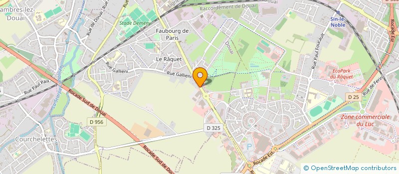 localisation de l'entreprise MADAME ISABELLE ANACHE  LAMBRES-LEZ-DOUAI