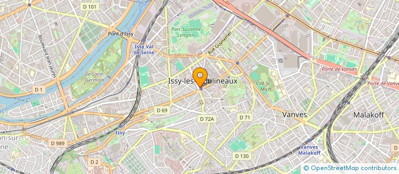 localisation de l'entreprise MADAME ISABELLE ANCORI à ISSY-LES-MOULINEAUX