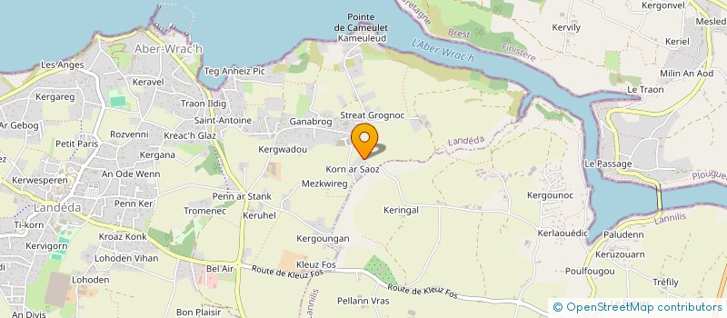 localisation de l'entreprise MADAME ISABELLE ANDRE  LANDEDA