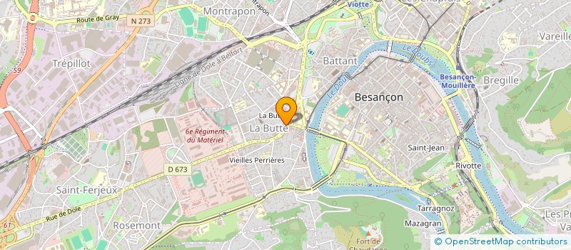 localisation de l'entreprise MADAME ISABELLE ANDRE à BESANCON