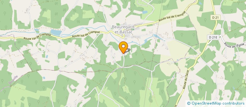 localisation de l'entreprise MADAME ISABELLE ANDRE  BEAUREGARD-ET-BASSAC