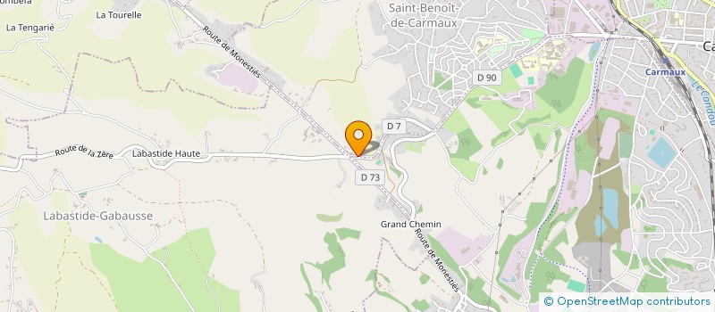 localisation de l'entreprise MADAME ISABELLE ANDREU  SAINT-BENOIT-DE-CARMAUX