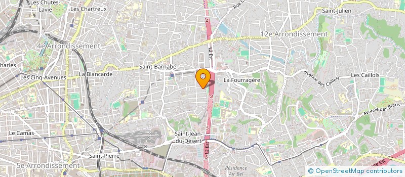 localisation de l'entreprise MADAME ISABELLE ANDRIVET à MARSEILLE