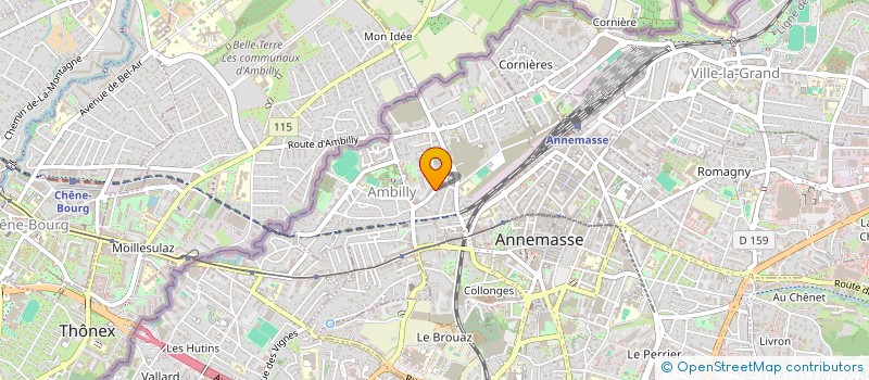 localisation de l'entreprise MADAME ISABELLE ANGELOT-BEAUQUIS  AMBILLY