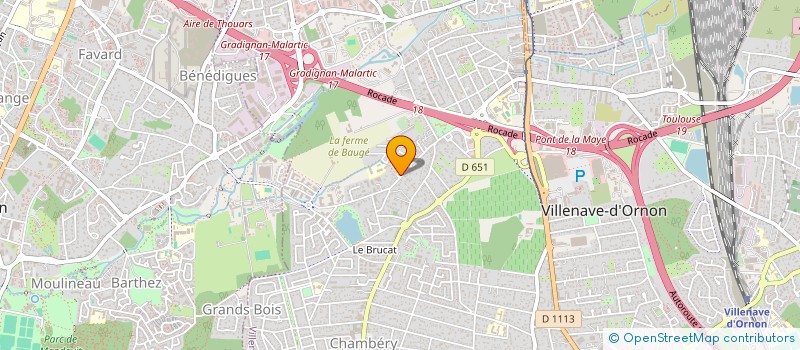 localisation de l'entreprise MADAME ISABELLE ANGIBAUD  VILLENAVE-D'ORNON