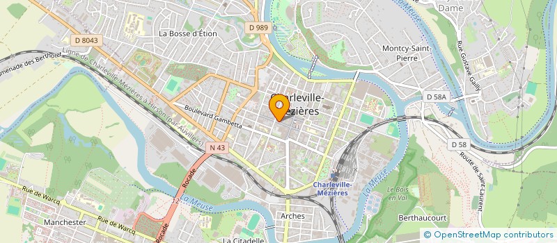 localisation de l'entreprise MADAME ISABELLE ANIOLA à CHARLEVILLE-MEZIERES