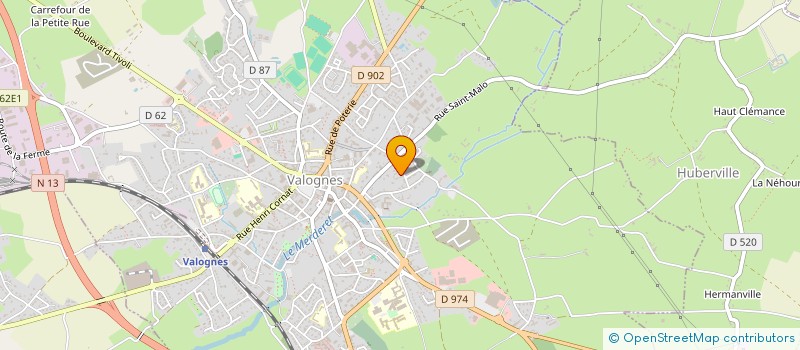 localisation de l'entreprise MADAME ISABELLE ANNE  VALOGNES