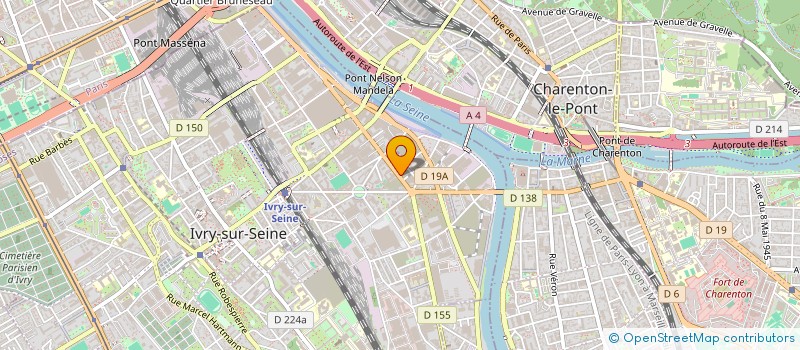 localisation de l'entreprise MADAME ISABELLE ANNE REINE BUYS  IVRY-SUR-SEINE