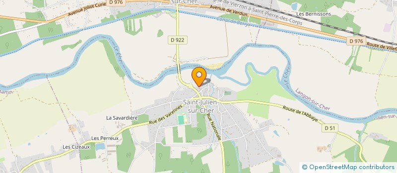 localisation de l'entreprise MADAME ISABELLE ANOTO  SAINT-JULIEN-SUR-CHER