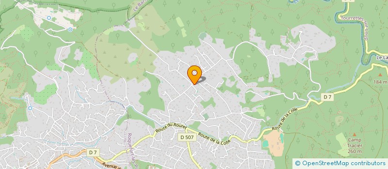 localisation de l'entreprise MADAME ISABELLE ANZIANI  ROQUEFORT-LES-PINS