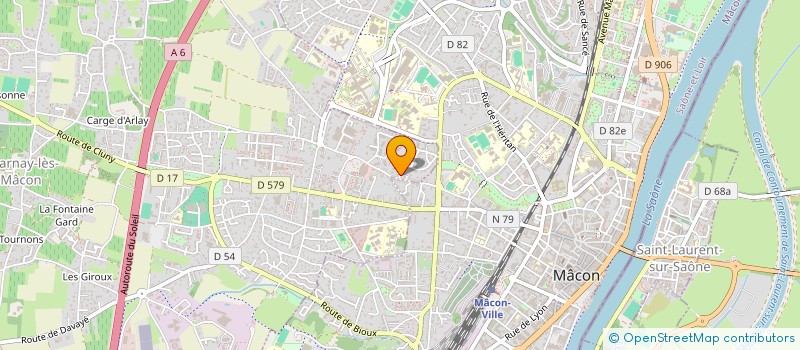 localisation de l'entreprise MADAME ISABELLE ARBIN  CHARNAY-LES-MACON