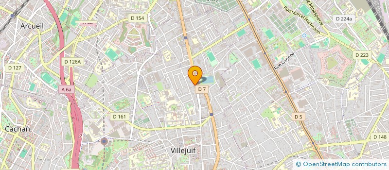 localisation de l'entreprise MADAME ISABELLE ARDOUIN  VILLEJUIF