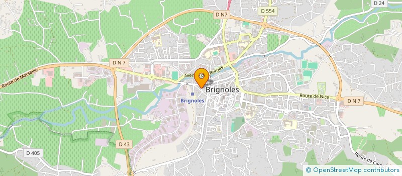 localisation de l'entreprise MADAME ISABELLE ARIAL à BRIGNOLES