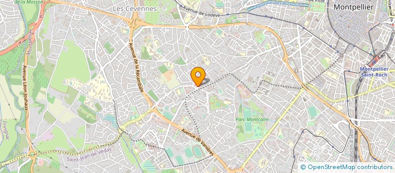 localisation de l'entreprise MADAME ISABELLE ARMENGAUD  MONTPELLIER