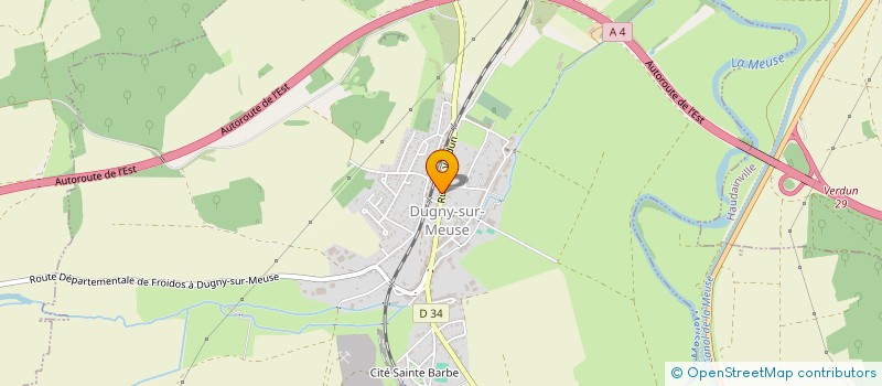 localisation de l'entreprise MADAME ISABELLE ARNAUD à DUGNY-SUR-MEUSE