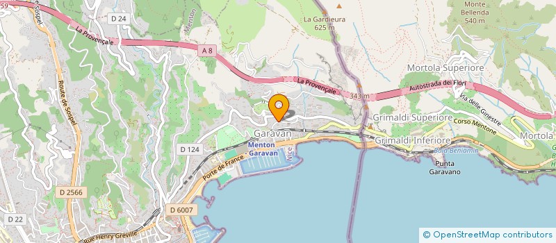 localisation de l'entreprise MADAME ISABELLE ARNOUX DE MAISON ROUGE à MENTON