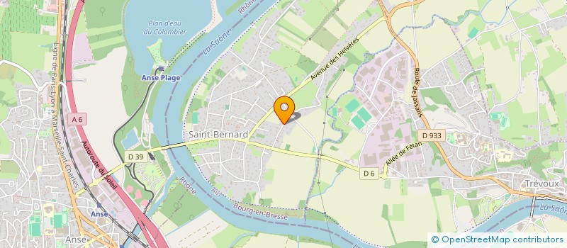 localisation de l'entreprise MADAME ISABELLE ARTAUX  SAINT-BERNARD