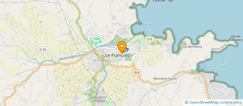 localisation de l'entreprise MADAME ISABELLE ASSUREUR  LE FRANCOIS