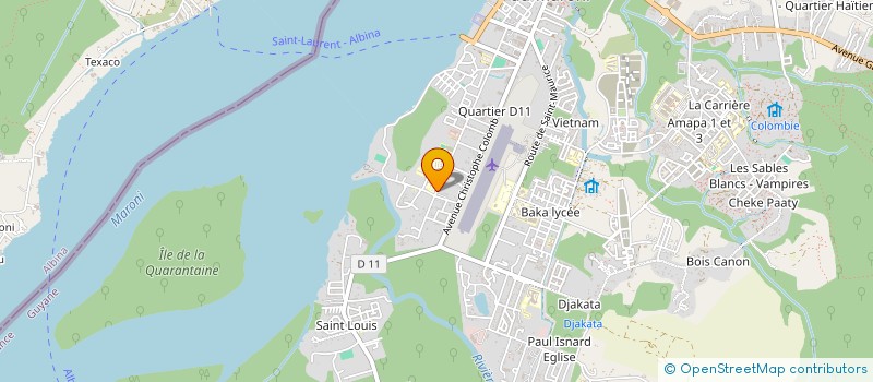 localisation de l'entreprise MADAME ISABELLE ATIPA  SAINT-LAURENT-DU-MARONI