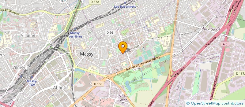 localisation de l'entreprise MADAME ISABELLE ATTAL à MASSY