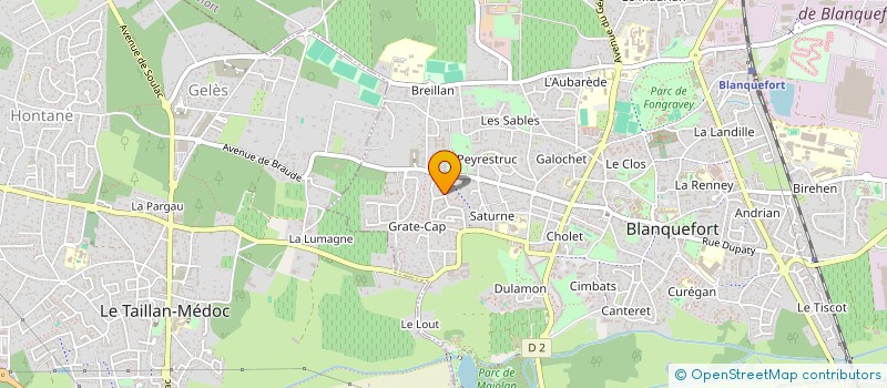 localisation de l'entreprise MADAME ISABELLE ATTAL à BLANQUEFORT