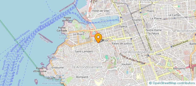localisation de l'entreprise MADAME ISABELLE ATTALI BEN KOMRI à MARSEILLE