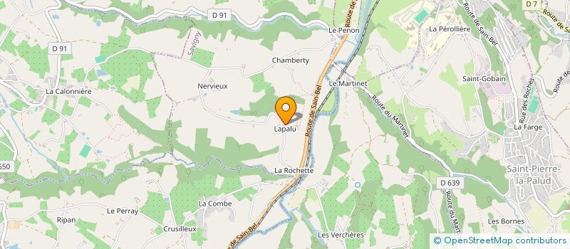 localisation de l'entreprise MADAME ISABELLE AUCLAIR  SAINT GERMAIN NUELLES