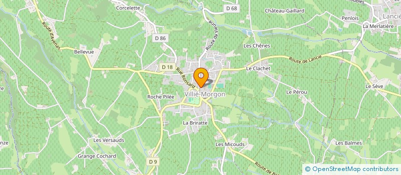 localisation de l'entreprise MADAME ISABELLE AUGIER  VILLIE-MORGON